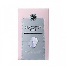 СМ Спонжи косметические шелковые Silk Cotton puff(new) 80шт