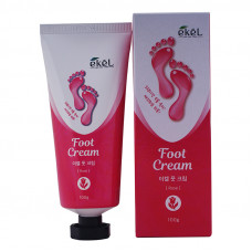 Успокаивающий крем для ног с ароматом розы Экель - EKEL Foot Cream Rose mini