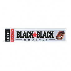 Леденцы Black Black Candy 11шт., Lotte, 44гр,