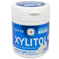 Резинка жевательная Xylitol Gum Fresh mint Bottle освежающая мята, Lotte, 143г,