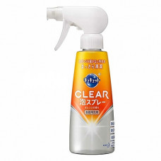 KAO CuCute Clear Foam Spray Orange Спрей-пенка для мытья посуды, с ароматом апельсина, 300мл.