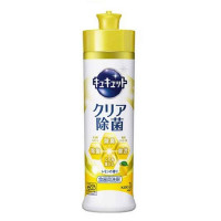 KAO Cucute Clean Bacteria Elimination Lemon Дезинфицирующее средство для мытья посуды, с лимонной кислотой и ароматом лимона, 240мл.