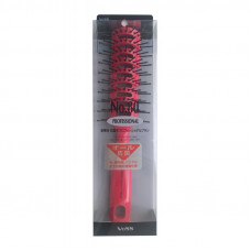 SKELTON BRUSH Профессиональная расческа для укладки волос (с антибактериальным эффектом), цвет ручки красный