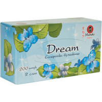 Maneki Салфетки бумажные Dream в коробке 2 слоя 200 шт.