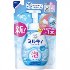 COW Milky Foam Gentle Soap Увлажняющее мыло-пенка для тела, с маслом ши и скваланом, с нежным ароматом цветочного мыла, мягкая упаковка, 480мл.