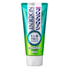 KAO Clear Clean Nexdent Whitening Clear Mint Лечебно-профилактическая зубная паста с микрогранулами, отбеливающая, свежий мятный вкус, 120г.