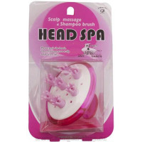 IKEMOTO Head Spa Brush Щетка для массажа кожи головы и мытья волос, розовая.