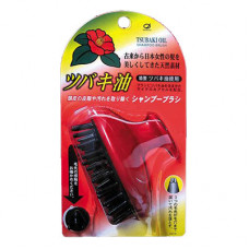 IKEMOTO Tsubaki Shampoo Brush Щётка массажная и очищающая, с маслом камелии японской.