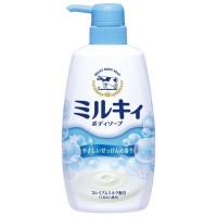 COW Молочное увлажняющее жидкое мыло для тела с ар. цветочного мыла"Milky Body Soap" 300мл