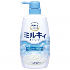 COW Молочное увлажняющее жидкое мыло для тела с ар. цветочного мыла"Milky Body Soap" 300мл