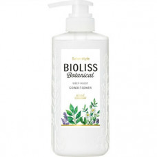 KOSE Bioliss Botanical Deep Moist Увлажняющий кондиционер для волос, содержащий натуральные и растительные ингредиенты, с фруктово-цветочным ароматом, 480мл.