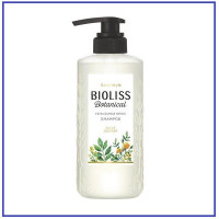 KOSE Bioliss Botanical Extra Damage Repair Восстанавливающий шампунь для поврежденных волос, содержащий натуральные и растительные ингредиенты, с цветочно-фруктовым ароматом, 480мл.