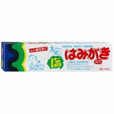 "Fudo Kagaku" "Binotomo salt" Зубная паста для защиты от кариеса и зубного камня отбеливающая солёная 120г
