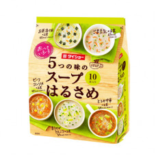 Суп Daisho Харусаме 5 вкусов 10 порций (зелёная пачка), 159,4г, м/у,