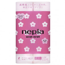 NEPIA Nepi Nepi Sakura Туалетная бумага двухслойная, с ароматом сакуры, 25м. (12 рулонов).