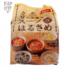 Суп Daisho Харусаме 5 вкусов 10 порций (коричневая пачка), 164,6г, м/у