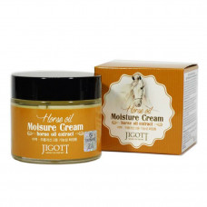 "Jigott" Horse Oil Moisture Cream Увлажняющий крем с лошадиным жиром 70 мл