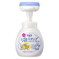 KAO Biore U Foaming Stamp Hand Soap Антибактериальное мыло-пенка для рук, с дозатором в форме цветка, для всей семьи, с ароматом свежести, 250мл.