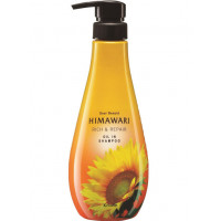 «Dear Beaute» Шампунь для поврежденных волос с растительным комплексом Himawari Oil Premium EX 500мл