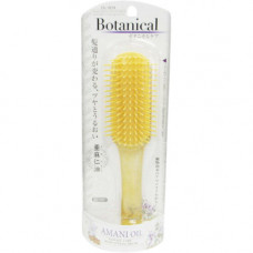 IKEMOTO Botanical Amani Oil Щетка для ухода за поврежденными волосами, с маслом льна, для укладки волос, 1шт.