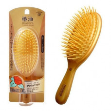 IKEMOTO Head Spa Tsubaki Oil Cushion Brush Щетка для волос, с маслом камелии.
