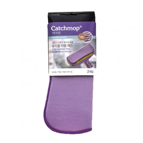 2400-0034/1 Набор из 2х односторонних насадок для магнитной швабры, Catchmop фиолетовый