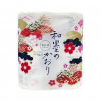 SHIKOKU TOKUSHI Waboku-no-Kaori Парфюмированная туалетная бумага, 2-х слойная, с ароматом натуральных эфирных масел, 32м. (12 рулонов). 