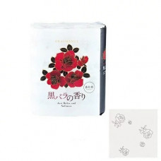 SHIKOKU TOKUSHI Just Relax and Softness Black Rose Парфюмированная туалетная бумага, 2-х слойная, с элегантным ароматом черной розы, 30м. (12 рулонов).