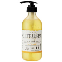COSMETEX ROLAND Citruspa Moist Восстанавливающий и увлажняющий шампунь для волос, на основе натуральных растительных масел и морских минералов, с цветочно-цитрусовым ароматом, 470мл.