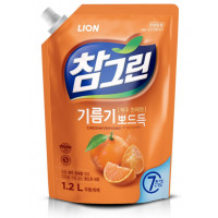 Средство для мытья посуды с экстрактом японского мандарина (сменный блок) «Chamgreen», 1,2 л