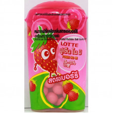 Резинка жевательная драже Fusen No Mi Strawberry "Клубника", Thai Lotte, 15гр,