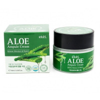"Ekel" Ampule Cream Aloe Крем для лица ампульный регенерирующий с алоэ 70 мл.
