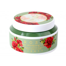 "Jigott" ROSE  FLOWER ENERGIZING CREAM  Питательный крем для лица с экстрактом розы  100 мл
