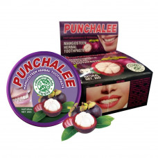Растительная зубная паста Панчале с мангостином 25 г / Punchalee Mangosteen Herbal Toothpaste 25 g