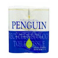 Бумага туалетная Marutomi "Penguin" 2-х слойная, 32,5м х 0,114м, 4 рул/уп