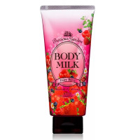 KOSE Precious Garden Body Milk Fairy Berry Молочко для тела питательное и увлажняющее, на основе растительных масел и органических экстрактов, со свежим ягодным ароматом, 200г.