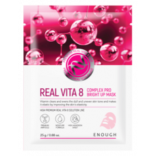 ЕНФ RV Маска на тканевой основе Real Vita 8 Complex Pro Bright up mask [25g]