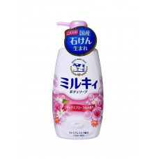 COW Молочное увлажняющее жидкое мыло для тела с ар. цветочного мыла"Milky Body Soap" 550мл