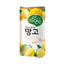 Напиток манговый "Nature's" сокосодержащий восстановленный, Woongjin, ж/б, 180мл