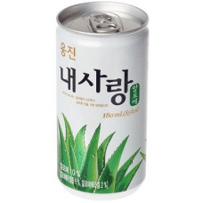 Напиток алоэ "My Love" безалкогольный, Woongjin, ж/б, 180 мл