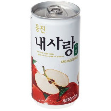 Напиток яблочный "My Love" безалкогольный, Woongjin, ж/б, 180мл,