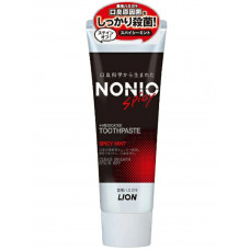 LION Профилактическая зубная паста "Nonio" для удаления неприятного запаха, отбеливания, очищения и предотвращения появления и развития кариеса (аромат пряностей и мяты) туба 130 г