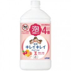 LION Мыло-пенка для рук "KireiKirei" с ароматом МИКСА фруктов (бутылка с крышкой) 800мл