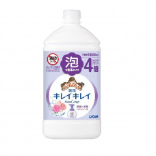 LION Мыло-пенка для рук "KireiKirei" с цветочным ароматом (бутылка с крышкой) 800 мл