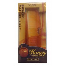 Honey Brush  Расческа для увлажнения и придания блеска волосам с мёдом и маточным молочком пчёл (складная)