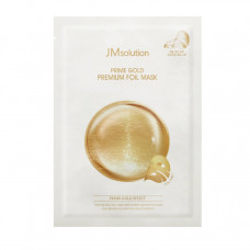 JMSOLUTION PRIME GOLD PREMIUM FOIL MASK Увлажняющая маска с коллоидным золотом 35мл