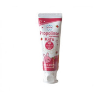 PIERAS Propolinse Toothpaste Kid's Strawberry Зубная паста для детей, с экстрактом прополиса и ксилитом, со вкусом клубники, 60г. 