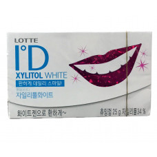 Резинка жевательная КОРЕЯ * ID XYLITOL WHITE, пластинки, 25г,