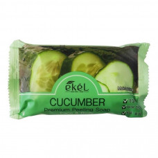 Juno Peeling Soap Cucumber Косметическое мыло с экстрактом огурца 150гр