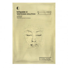 Тканевая маска сыворотка для лица с витамином С STEBLANC